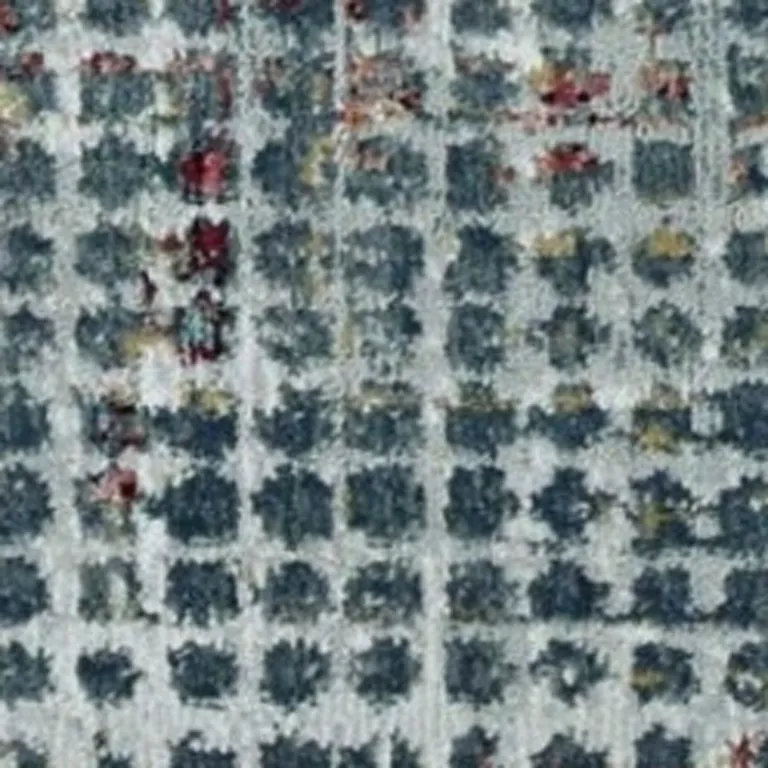 Grey or  Brick Polypropylene and  Polyester Rug Photo 3