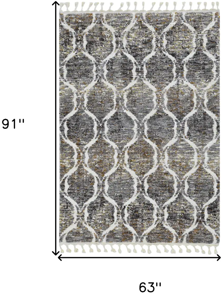 Gray Ogee Area Rug Photo 6