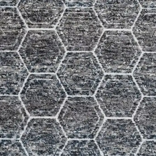 Gray Geometric Area Rug Photo 3