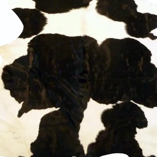 6 Ft Holstein Brindled Cowhide Rug Photo 5