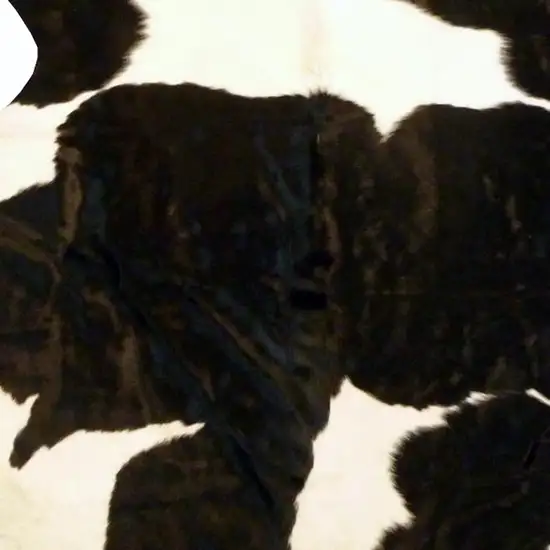 6 Ft Holstein Brindled Cowhide Rug Photo 4