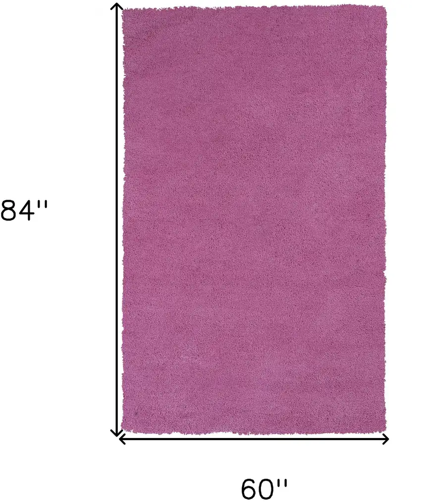 Hot Pink Indoor Shag Rug Photo 6