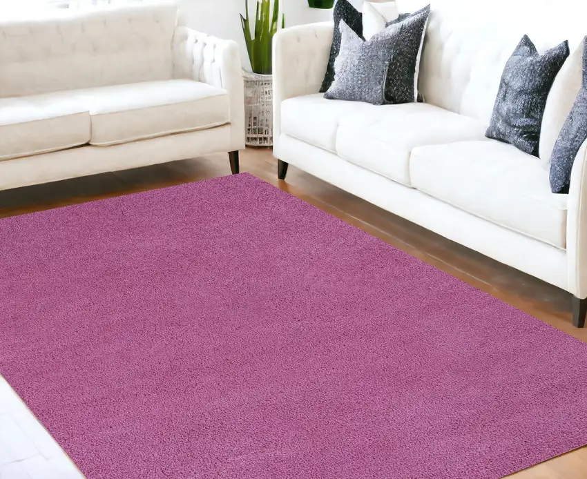 Hot Pink Indoor Shag Rug Photo 1