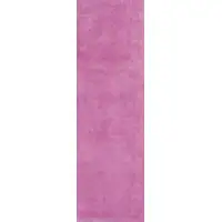 Photo of Hot Pink Plain Runner Rug