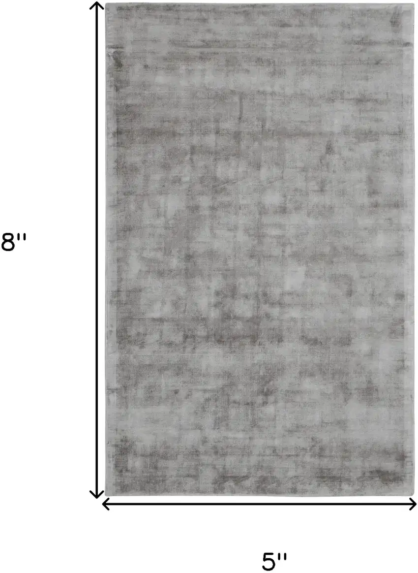 Indigo Hand Loomed Distressed Area Rug Photo 5