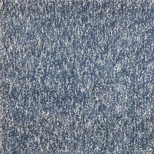Photo of Indigo and Ivory Heather Shag Area Rug