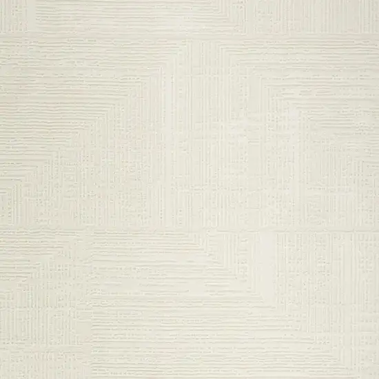 Ivory Abstract Area Rug Photo 3