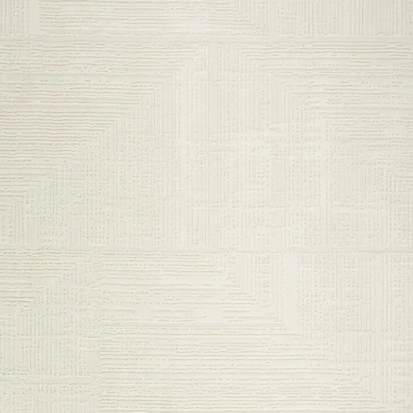 Ivory Abstract Area Rug Photo 3