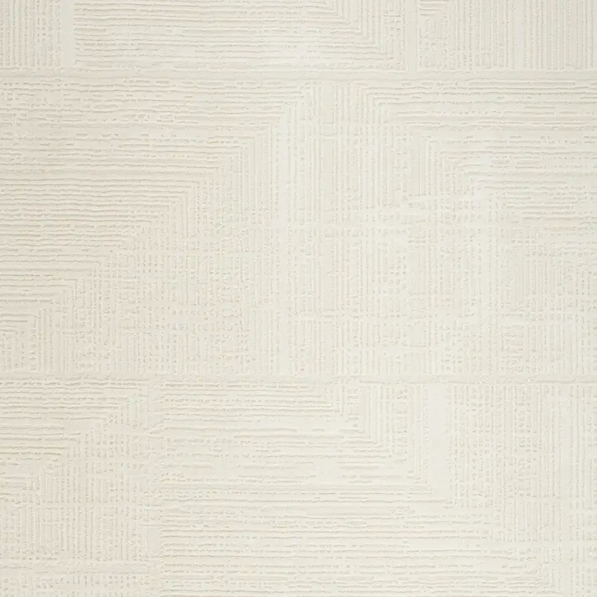 Ivory Abstract Area Rug Photo 7
