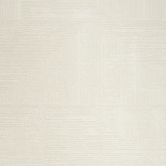 Ivory Abstract Area Rug Photo 7
