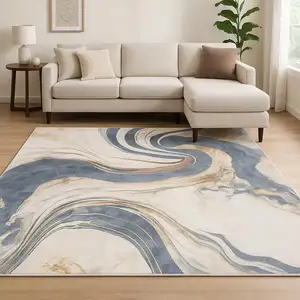 Photo of Ivory Abstract Area Rug