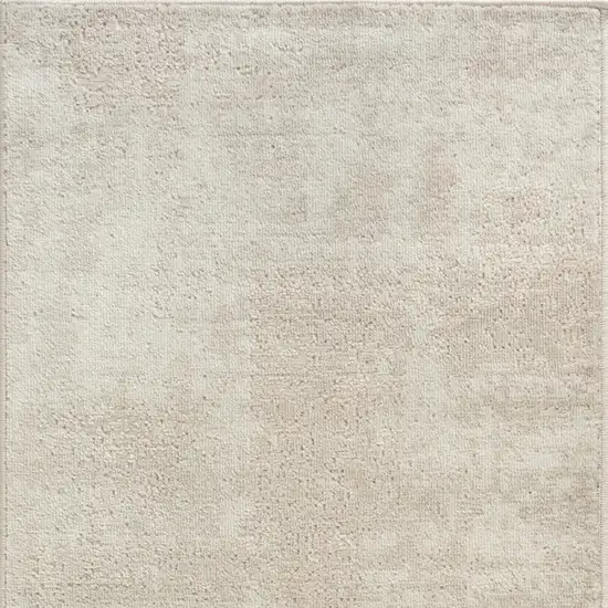 Ivory Abstract Area Rug Photo 6
