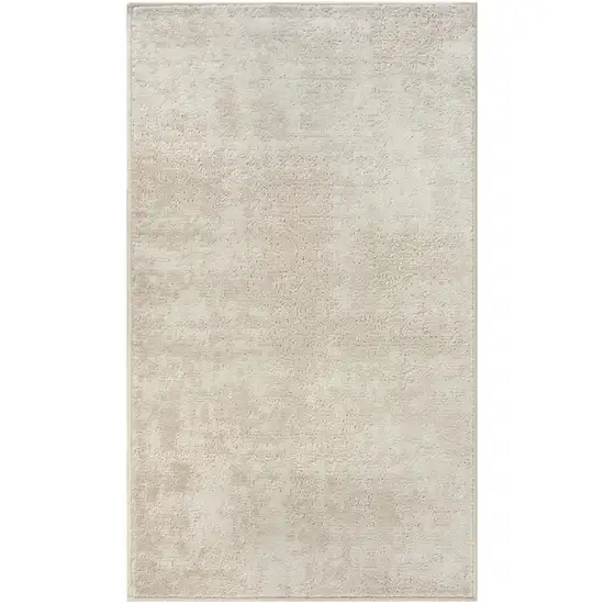 Ivory Abstract Area Rug Photo 3