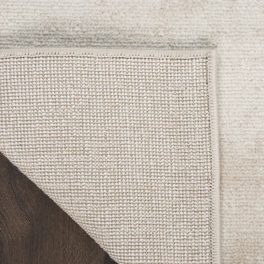 Ivory Abstract Area Rug Photo 9
