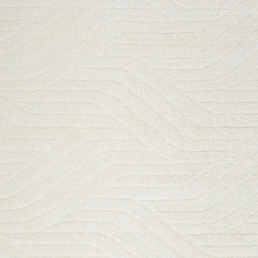 Ivory Abstract Area Rug Photo 3