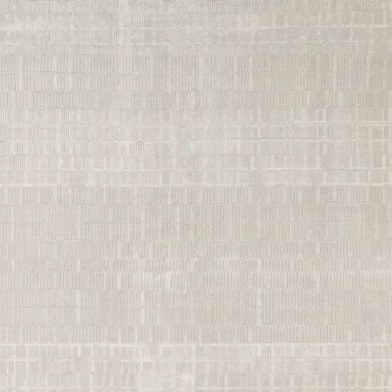 Ivory Abstract Area Rug Photo 8