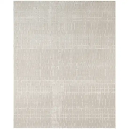 Ivory Abstract Area Rug Photo 2