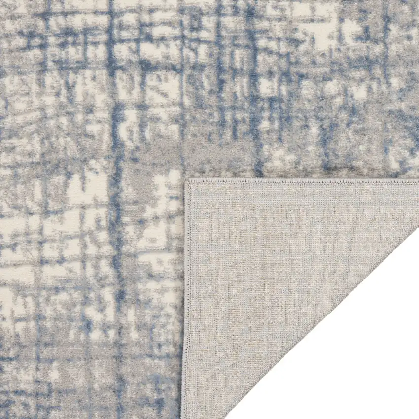 Ivory Abstract Area Rug Photo 2
