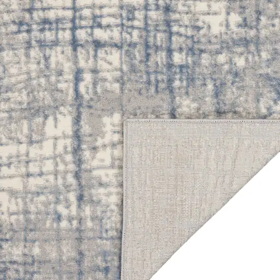 Ivory Abstract Area Rug Photo 2