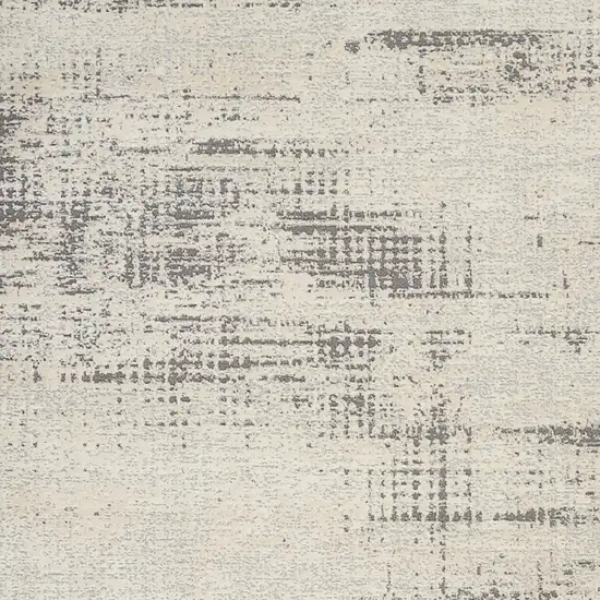 Ivory Abstract Area Rug Photo 9