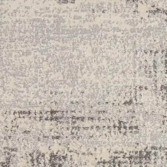 Ivory Abstract Area Rug Photo 3