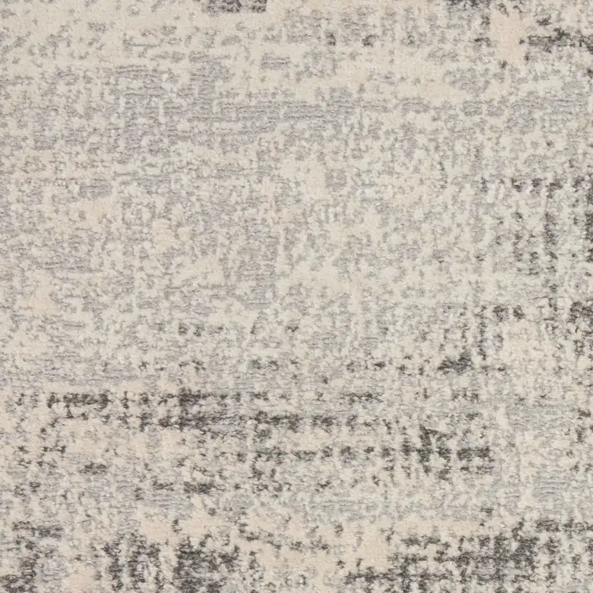 Ivory Abstract Area Rug Photo 3