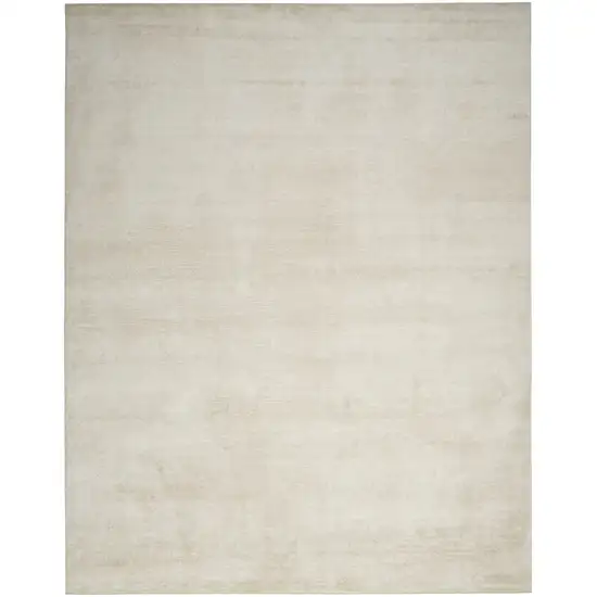 Ivory Abstract Area Rug Photo 7