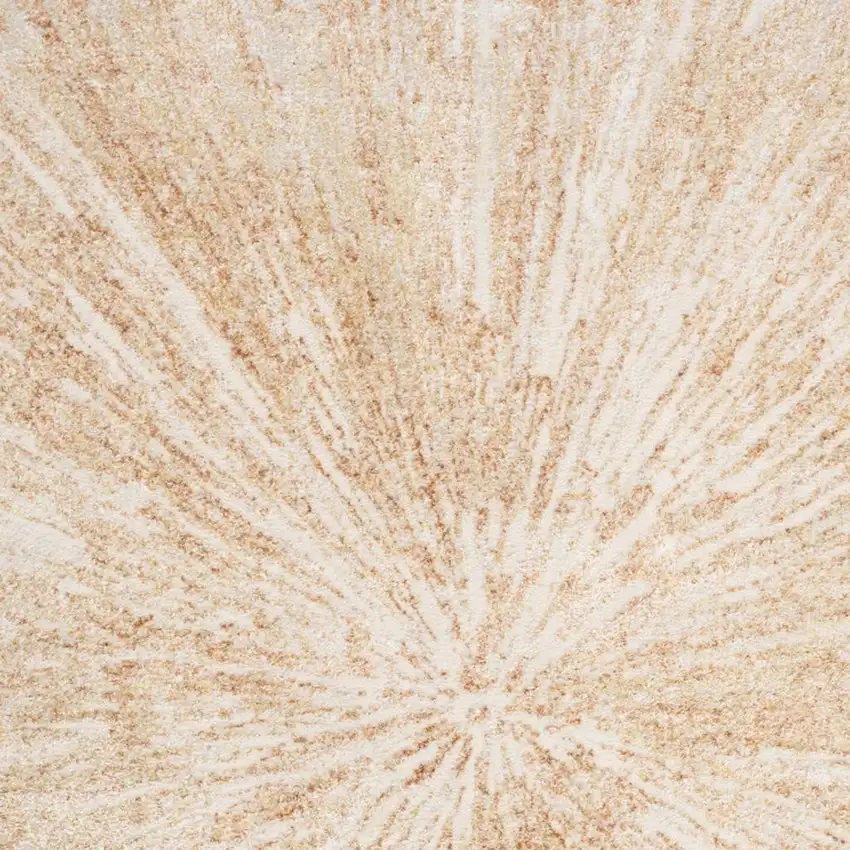 Ivory Abstract Area Rug Photo 3