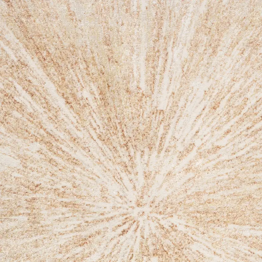 Ivory Abstract Area Rug Photo 8