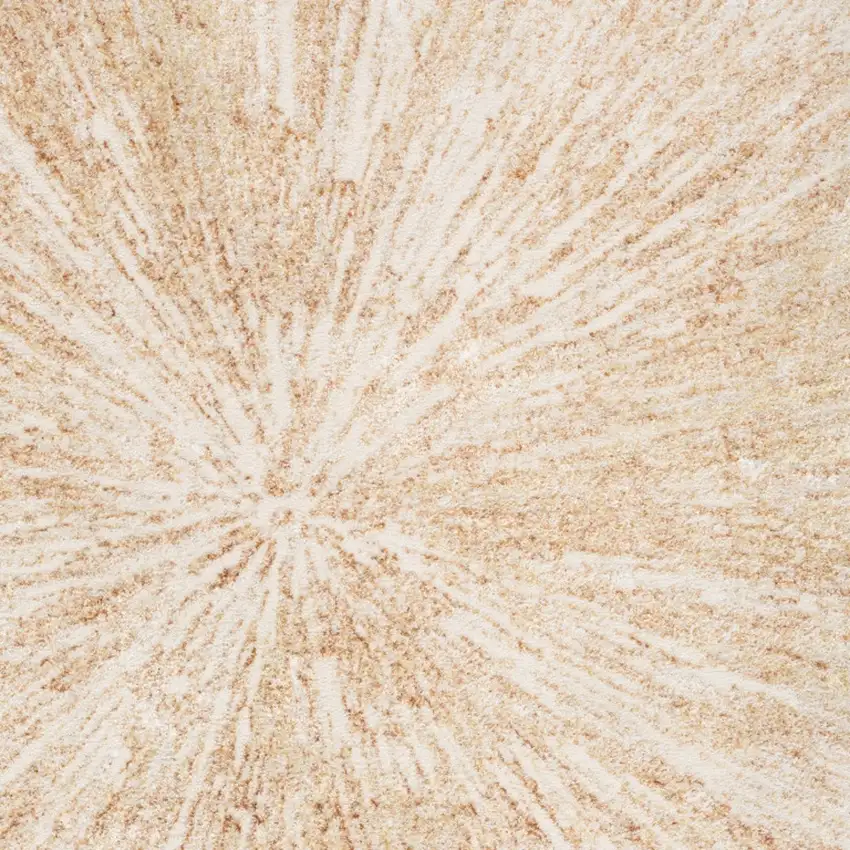 Ivory Abstract Area Rug Photo 8