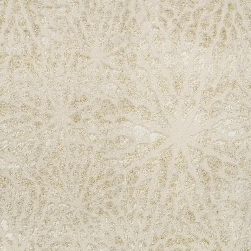 Ivory Abstract Area Rug Photo 3
