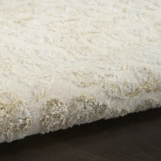Ivory Abstract Area Rug Photo 7