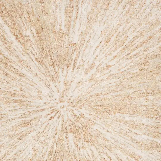 Ivory Abstract Area Rug Photo 4