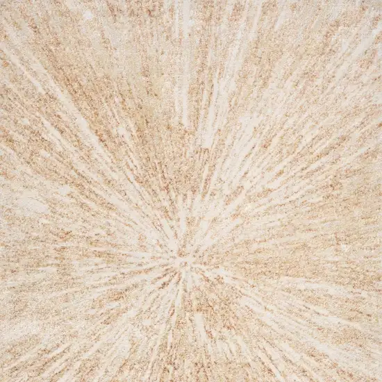 Ivory Abstract Area Rug Photo 3