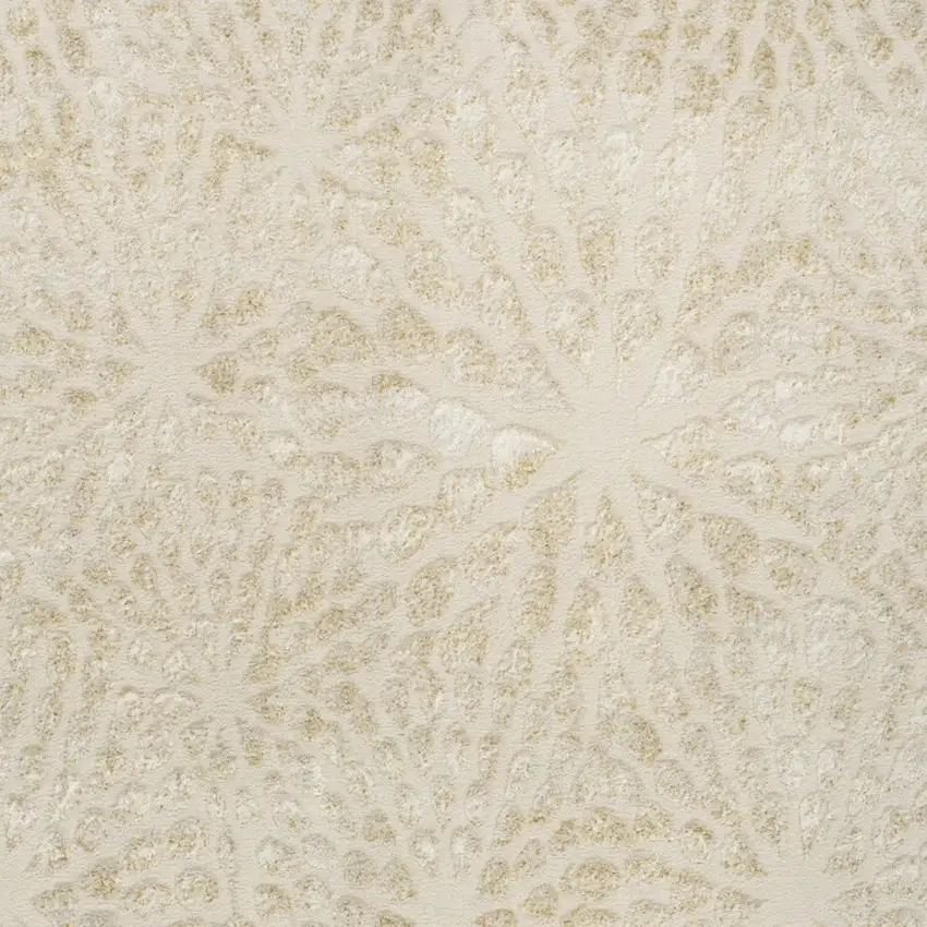 Ivory Abstract Area Rug Photo 7