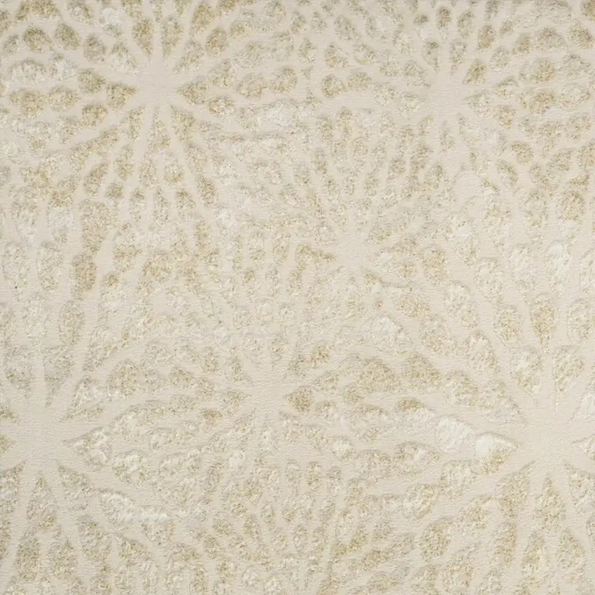 Ivory Abstract Area Rug Photo 1