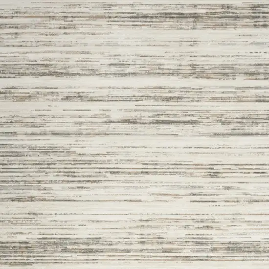 Ivory Abstract Distressed Area Rug Photo 8