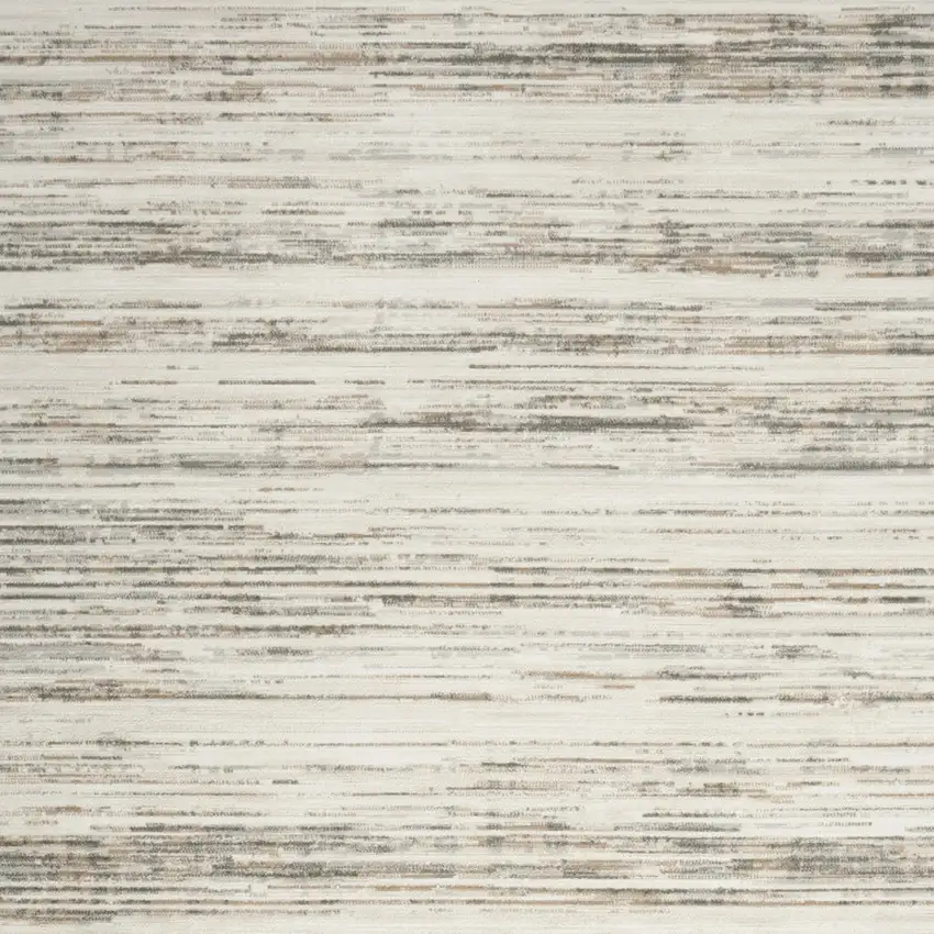 Ivory Abstract Distressed Area Rug Photo 8