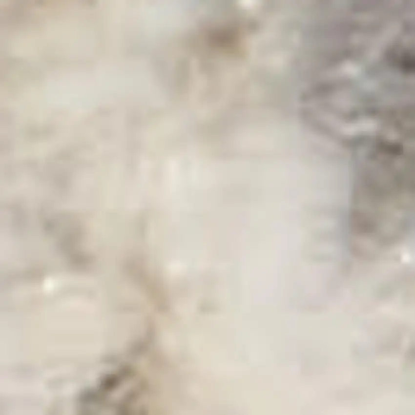 Ivory Abstract Power Loom Area Rug Photo 2