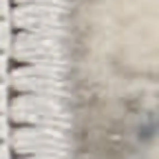 Ivory Abstract Power Loom Area Rug Photo 2