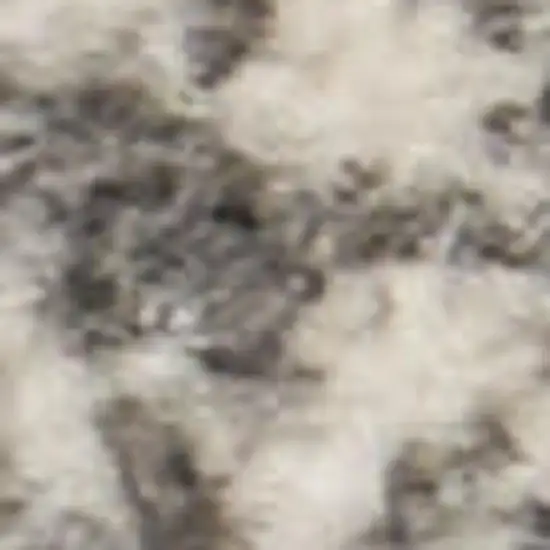Ivory Abstract Power Loom Area Rug Photo 2