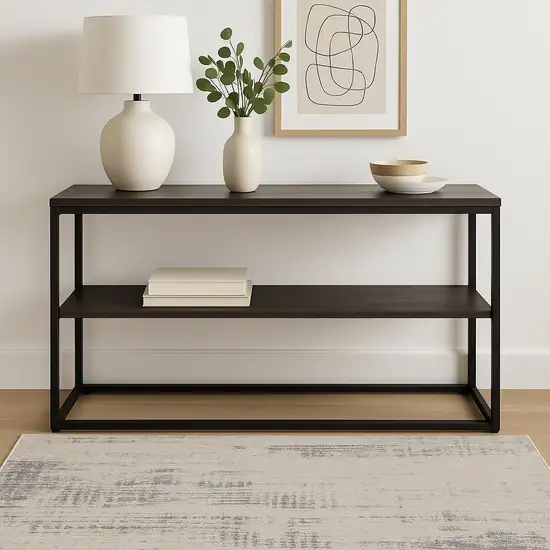 Ivory Abstract Power Loom Area Rug Photo 1