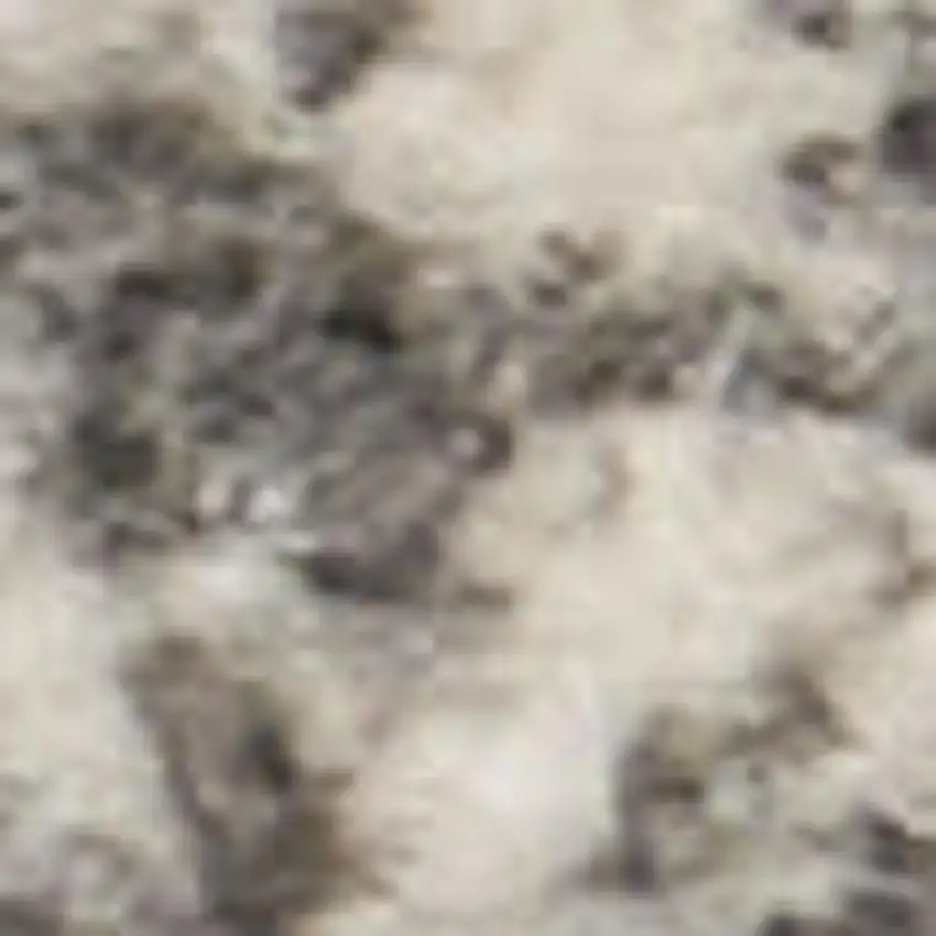 Ivory Abstract Power Loom Area Rug Photo 2