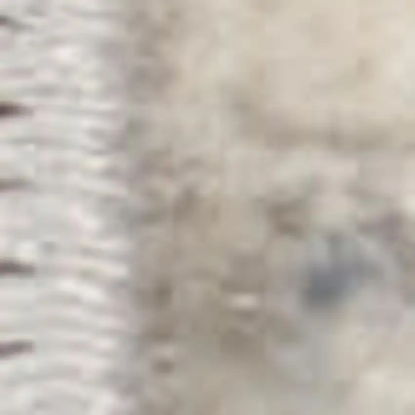 Ivory Abstract Power Loom Area Rug Photo 2