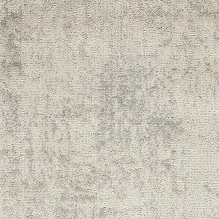 Ivory Abstract Power Loom Area Rug Photo 3