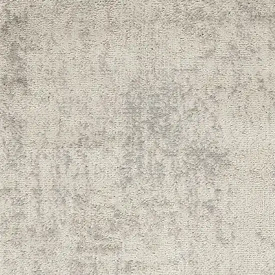 Ivory Abstract Power Loom Area Rug Photo 3