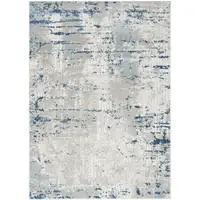 Photo of Ivory Abstract Power Loom Area Rug