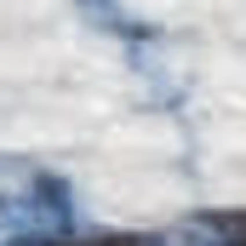 Ivory Abstract Power Loom Area Rug Photo 4