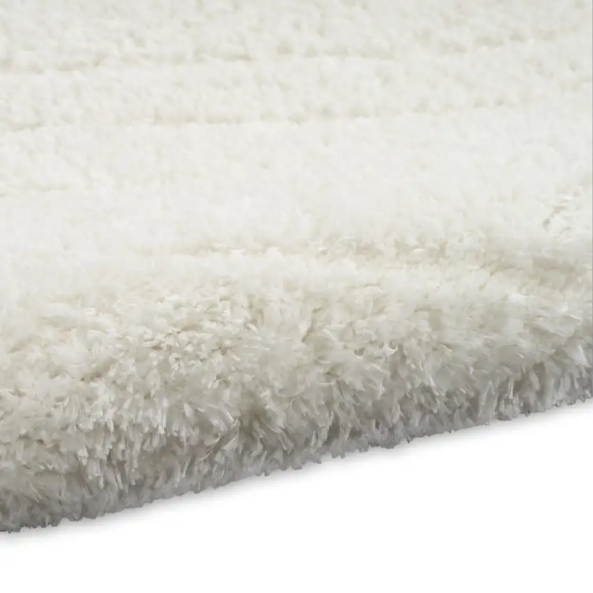 Ivory Abstract Power Loom Area Rug Photo 6