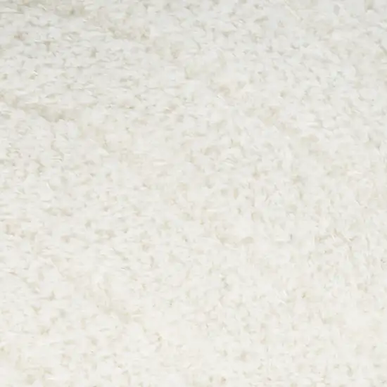 Ivory Abstract Power Loom Area Rug Photo 7